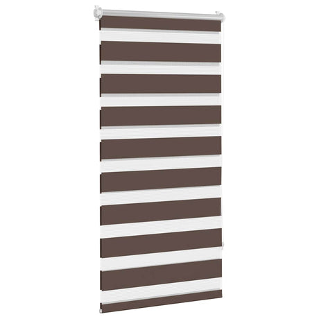 Vidaxl Duo Rouleau aveugle 80x150cm café marron