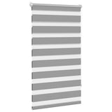 Vidaxl duo rouleau aveugle 90x150 cm gris