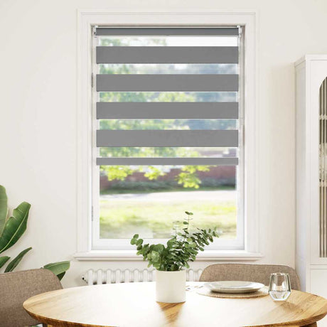 Vidaxl duo rouleau aveugle 90x150 cm gris