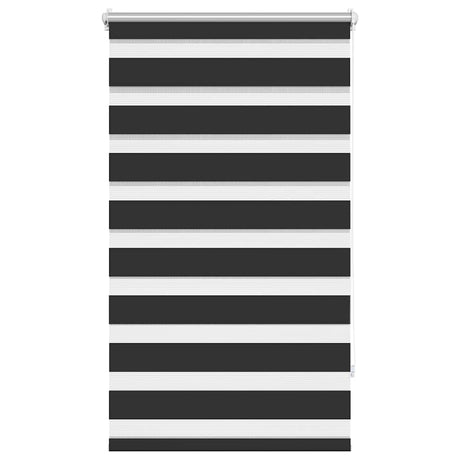 VidaXL Duo Store Enrouleur 90x150cm Noir