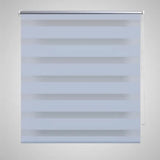 Vidaxl duo rouleau aveugle 100 x 175 cm blanc