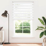 Vidaxl Duo Rouleau aveugle 120 x 230 cm blanc