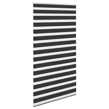 Vidaxl duo rouleau aveugle 120 x 230 cm noir