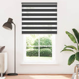 Vidaxl duo rouleau aveugle 120 x 230 cm noir