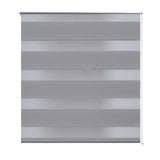 Vidaxl Duo Roller Blind 140 x 175 cm Gray