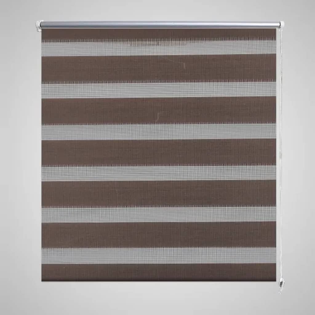 Vidaxl Duo Roller Blind 140 x 175 cm kaffebrun