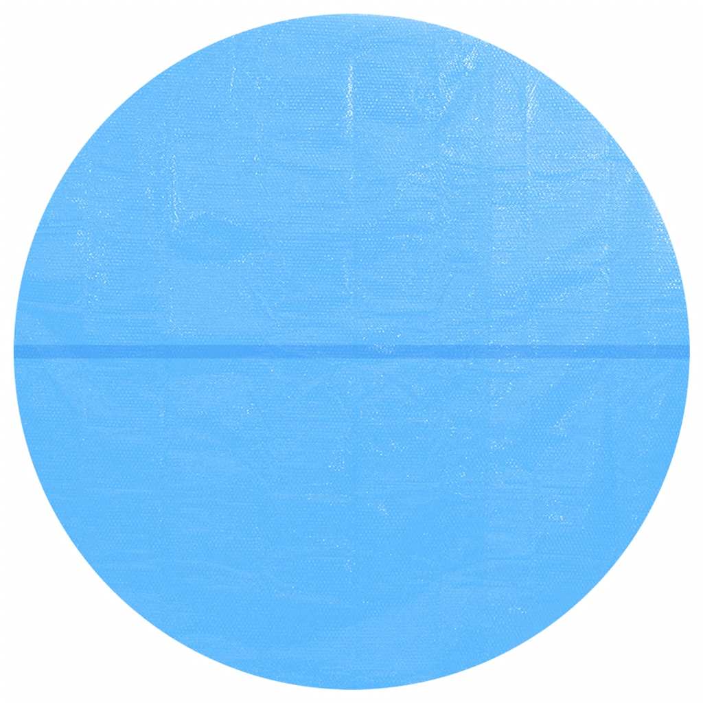 Film de piscine solaire Vidaxl flottant autour de 300 cm PE bleu