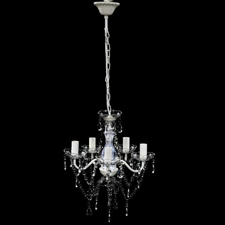 Chandelier Vidaxl 5 poires transparentes