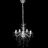 Chandelier Vidaxl 5 poires transparentes