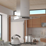 Vidaxl Extractor Hood for Cooking Island med LCD -skjerm