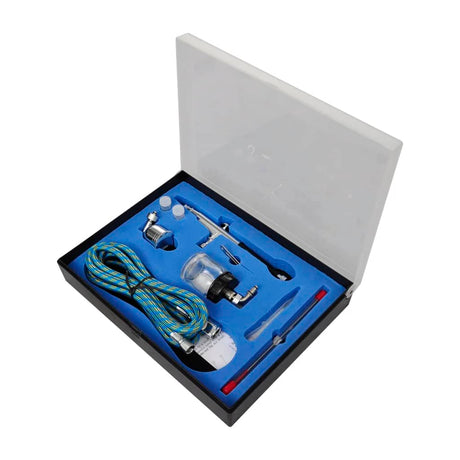 Ensemble de compresseur Vidaxl Airbrush avec 2 pistolets