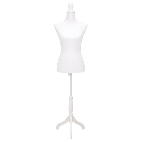 Vidaxl estalage poupée torse femme blanc