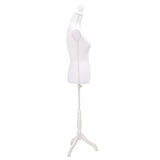 Vidaxl estalage poupée torse femme blanc
