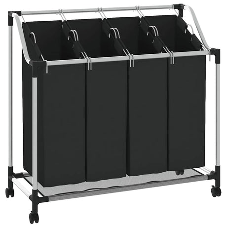 Vidaxl Wass Starter avec 4 dos noir et gris