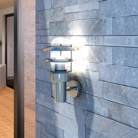 Vidaxl Wall Lampe inoxydable en acier