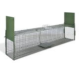 Vidaxl Animal Trap med 2 døre 150x30x30 cm