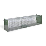 Vidaxl Animal Trap med 2 døre 150x30x30 cm