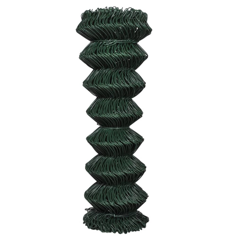 Vidaxl Gaashek 1,25x15 m en acier vert