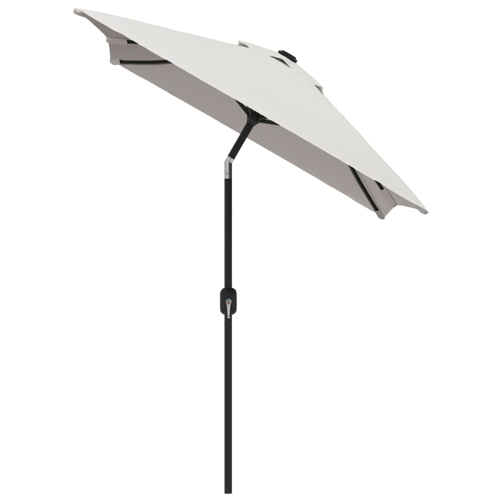 Vidaxl Parasol Quadrangularni pesek bela 200 x 300 cm