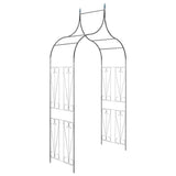 Vidaxl Garden Arch Spear Design vert foncé