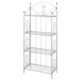 Rack de plante carré de Vidaxl Maria (blanc)