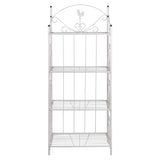 Rack de plante carré de Vidaxl Maria (blanc)