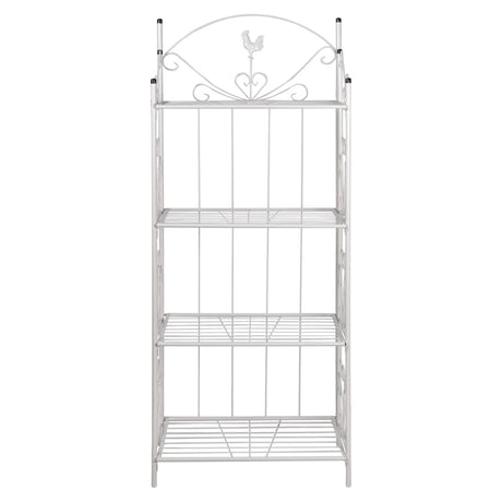 Rack de plante carré de Vidaxl Maria (blanc)