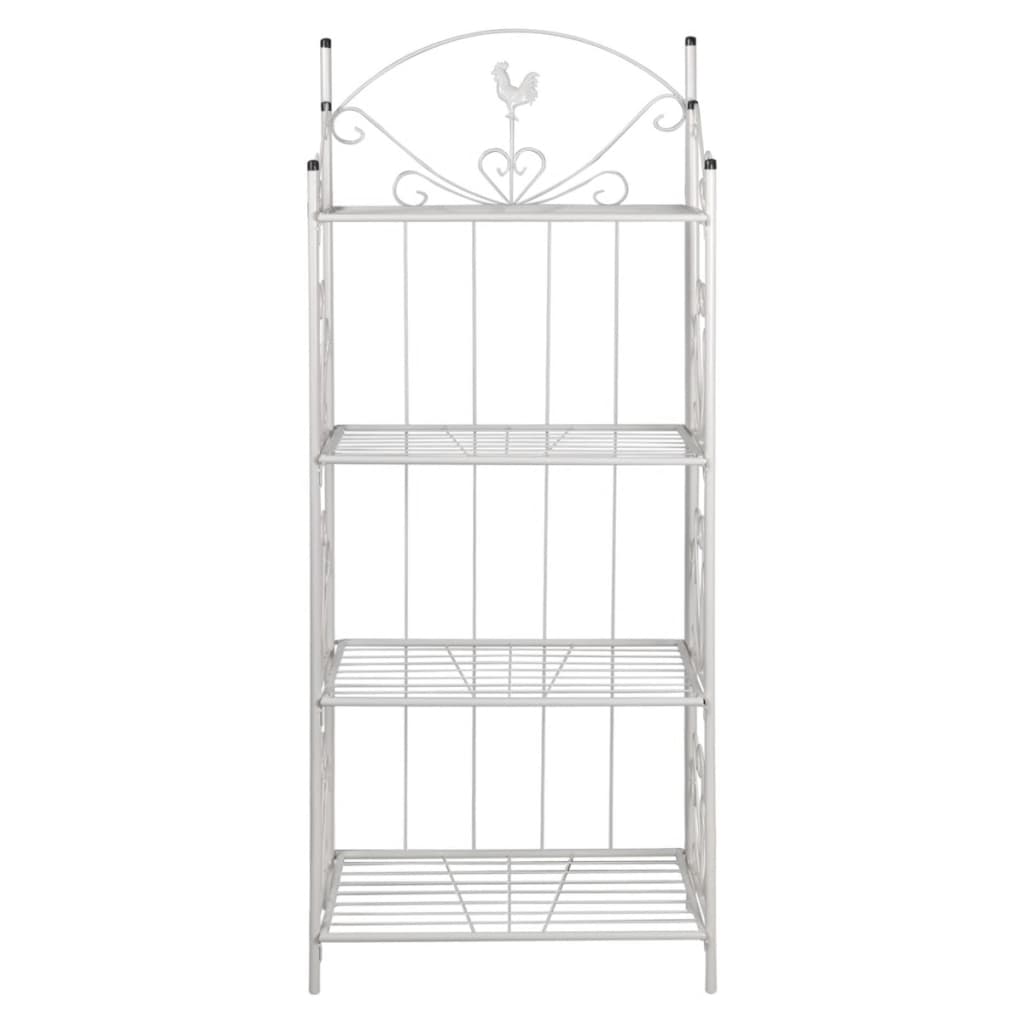 Vidaxl Square Plant Rack Maria (White)