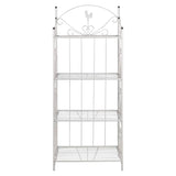 Vidaxl Square Plant Rack Maria (White)