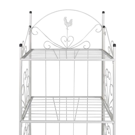 Rack de plante carré de Vidaxl Maria (blanc)