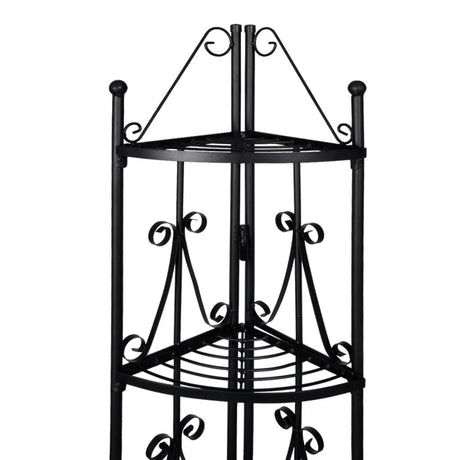Vidaxl Hushy Plant Rack Romy (noir)