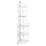 Vidaxl rack de plante angulaire romy (blanc)