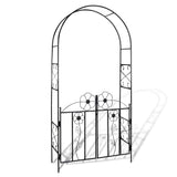 Vidaxl rozenboog avec des portes 230 cm