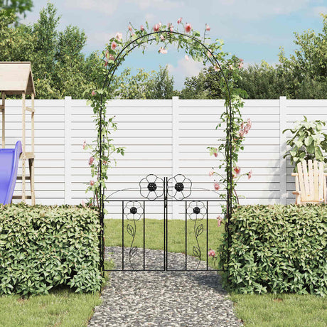 Vidaxl rozenboog avec des portes 230 cm