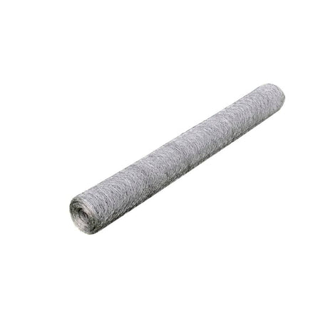 Vidaxl Poulet Fil 25x0,5 m Galvanisé en acier argent coloré