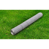 Vidaxl Poulet Fil 25x1 m Galvanisé en acier argenté coloré