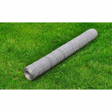 Vidaxl Poulet Fil 25x1 m Galvanisé en acier argenté coloré