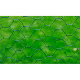 Vidaxl chicken wire 25x0.5 m with PVC coating green