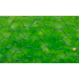 Filo di pollo Vidaxl 25x0,5 m con rivestimento in PVC verde