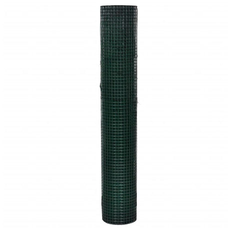 Vidaxx grillage 25x1 m en acier galvanisé avec revêtement PVC vert