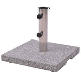 Vidaxl parasol pied granit 20 kg carré