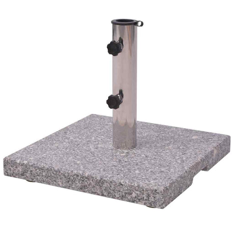 Vidaxl parasol pied granit 20 kg carré