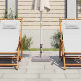 Vidaxl parasol pied granit 20 kg carré