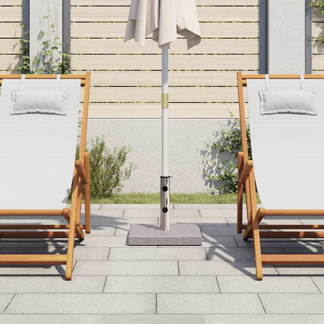 Vidaxl parasol pied granit 20 kg carré