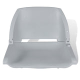 Chaise de bateau Vidaxl sans coussin pliable 48x51x41 cm gris