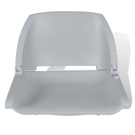 Chaise de bateau Vidaxl sans coussin pliable 48x51x41 cm gris