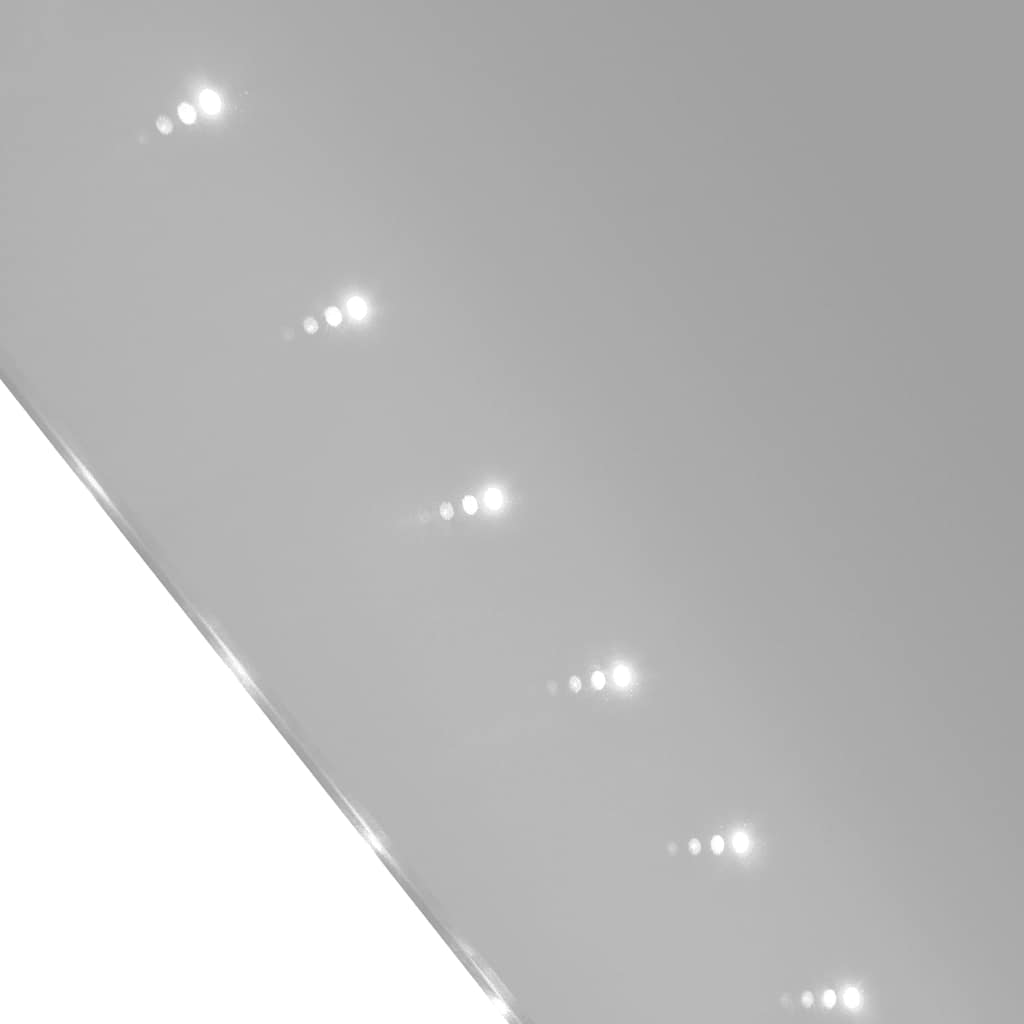 Miroir de salle de bain Vidaxl avec LEDS 60x80 cm