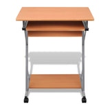 Vidaxl studenten computerbureau 60 x 40 x 74 cm (bruin)