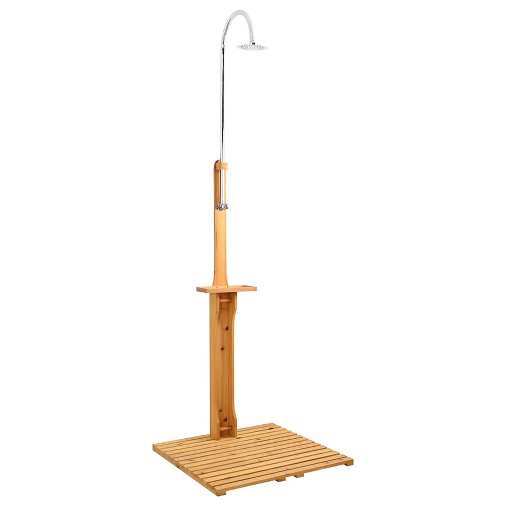 Vidaxl en bois tuindouche