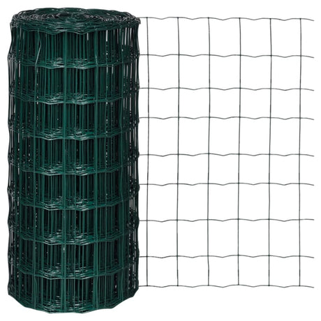 Vidaxl Euro Hek 10x0,8 m en acier vert